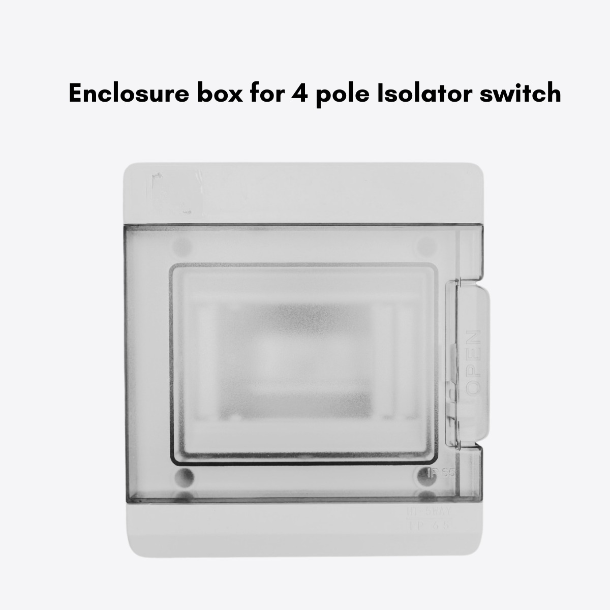Isolator Switch Enclosure Box