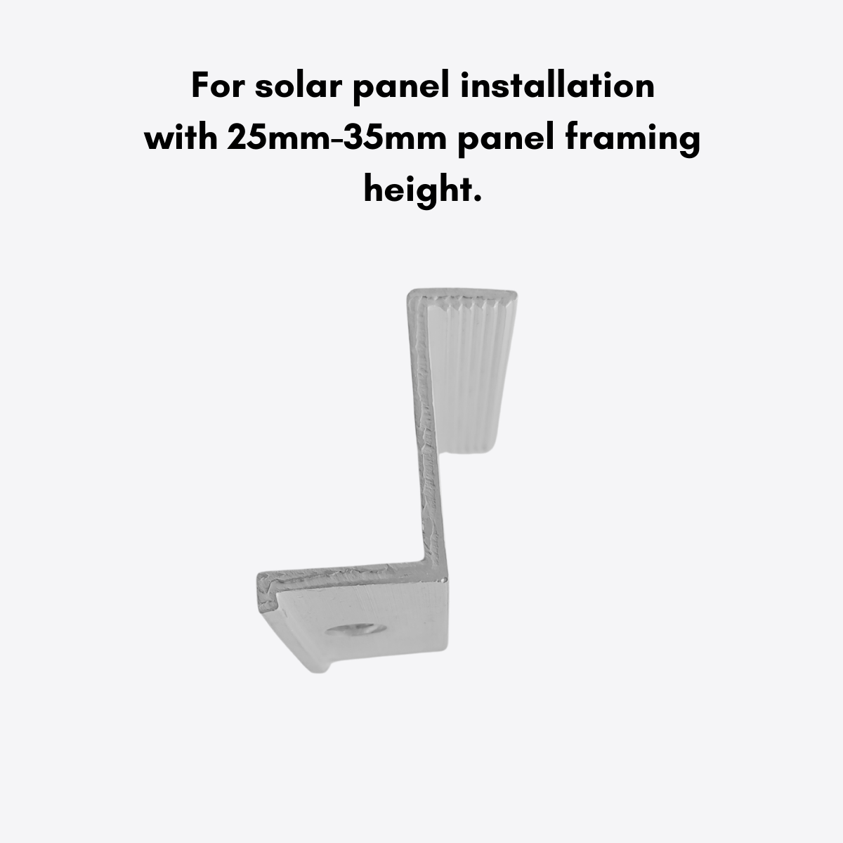 Aluminium End Clamp ( 2.8 mm Thickness )