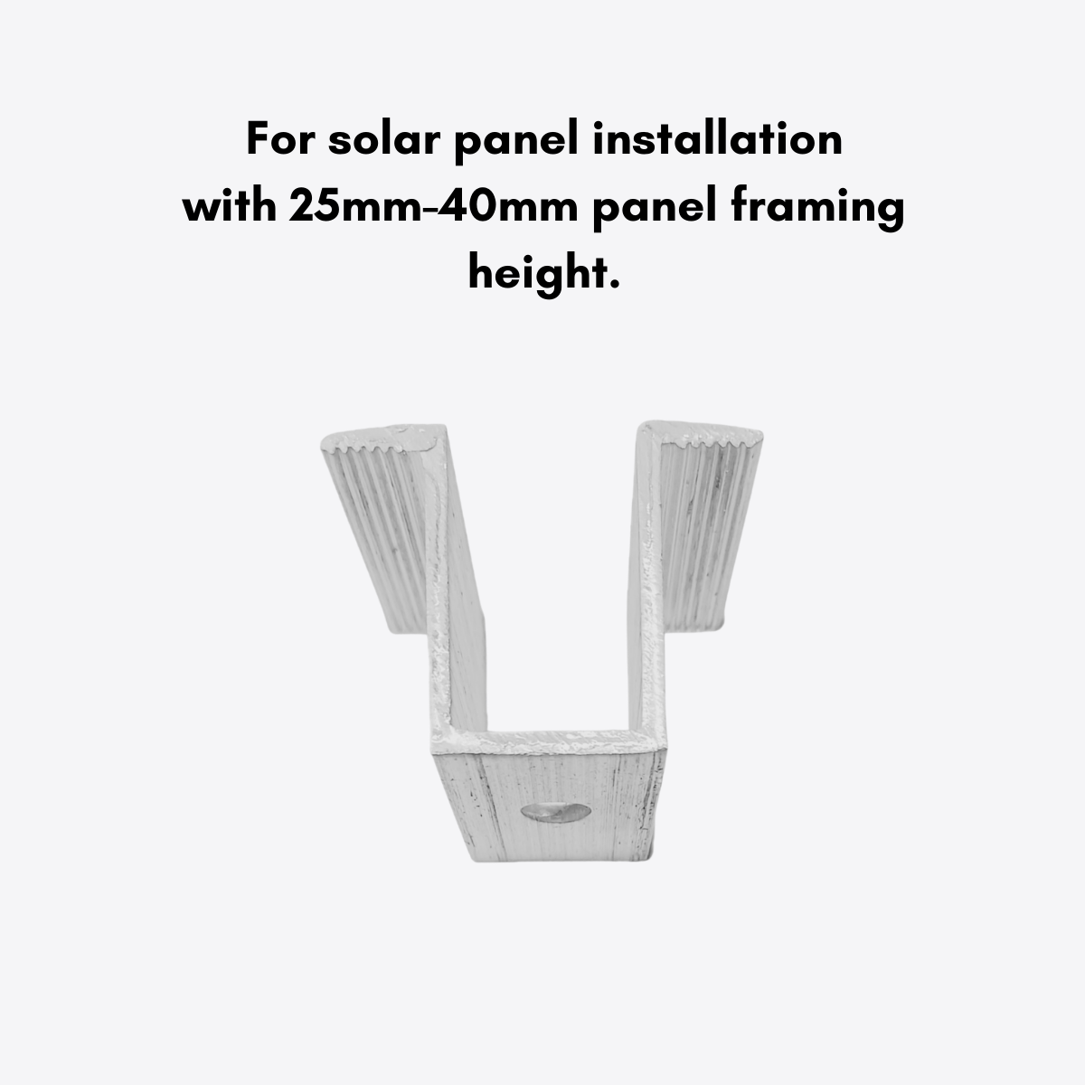 Aluminium Mid Clamp ( 2.8 mm Thickness )