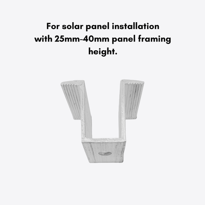 Aluminium Mid Clamp ( 2.8 mm Thickness )