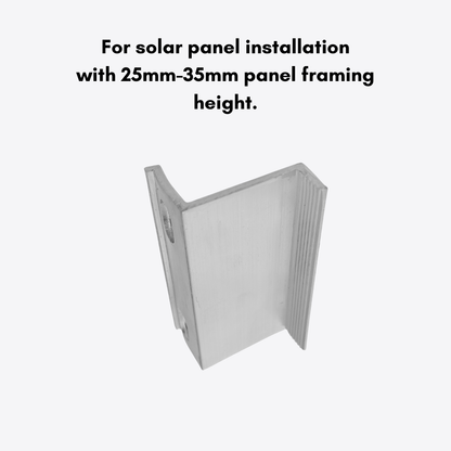 Aluminium End Clamp ( 2.8 mm Thickness )