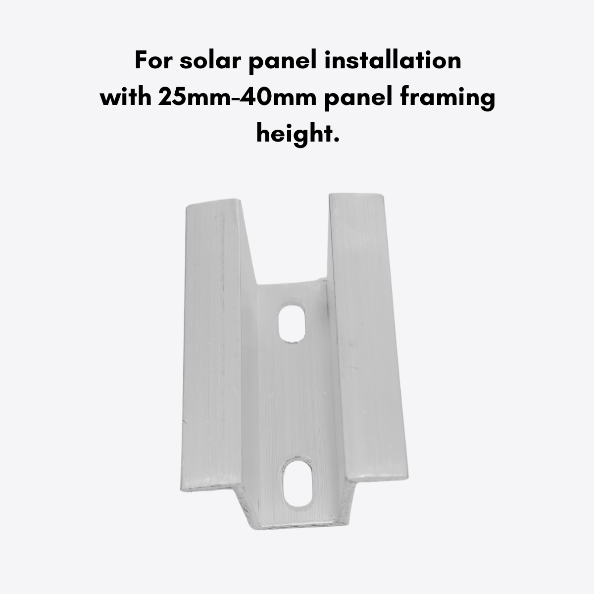Aluminium Mid Clamp ( 2.8 mm Thickness )