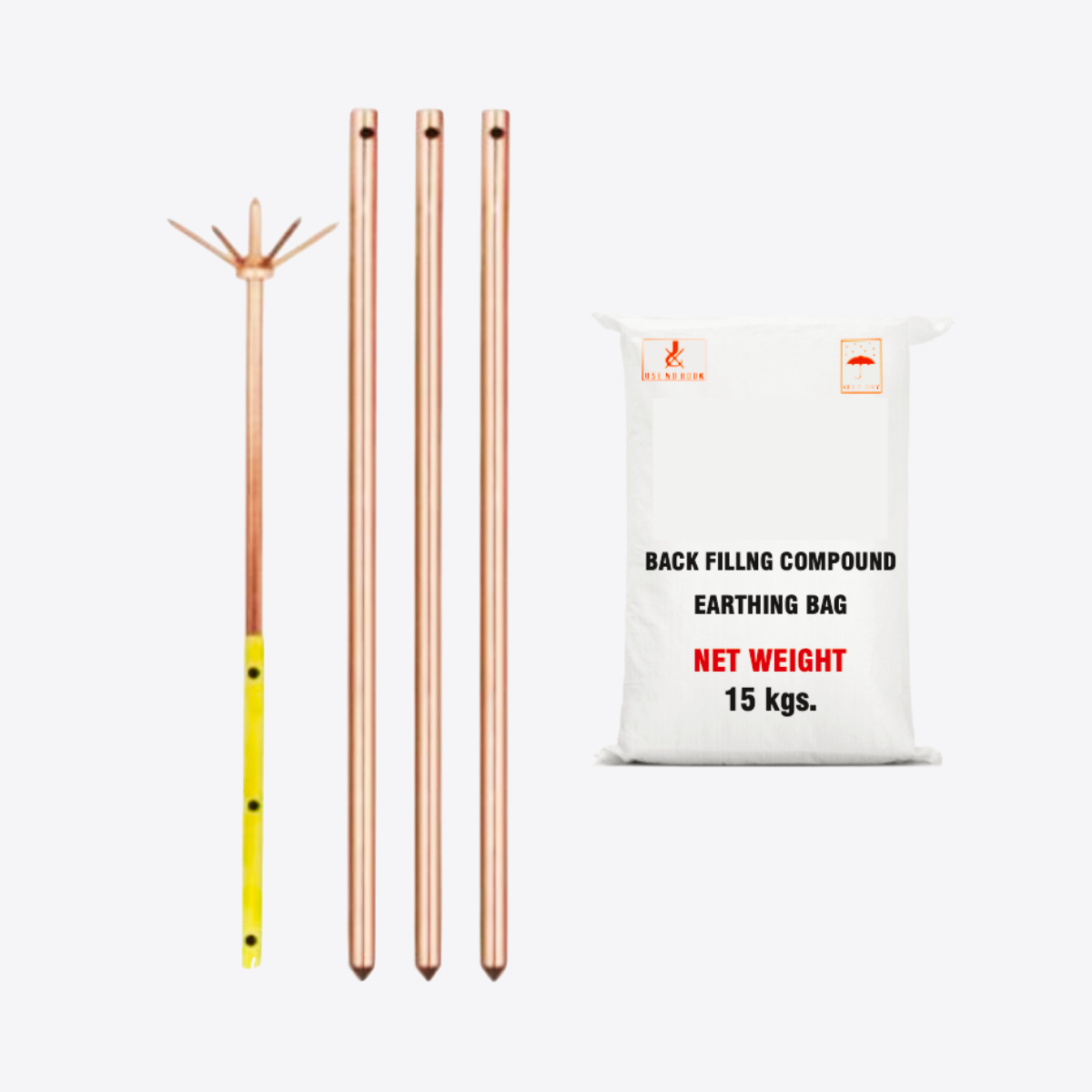 Solid Earthing Rod 14.2 Dia