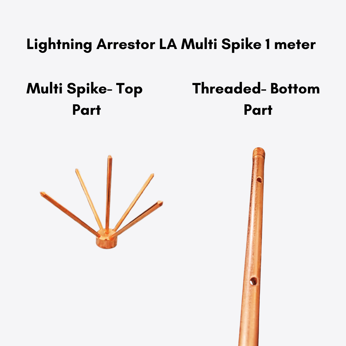 Lightning Arrestor ( 1 Meter) Choice of any base (Choice of 50 & 250 Micron)