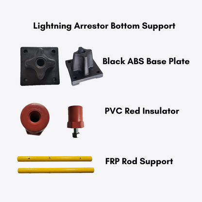 Lightning Arrestor ( 1 Meter) Choice of any base (Choice of 50 & 250 Micron)