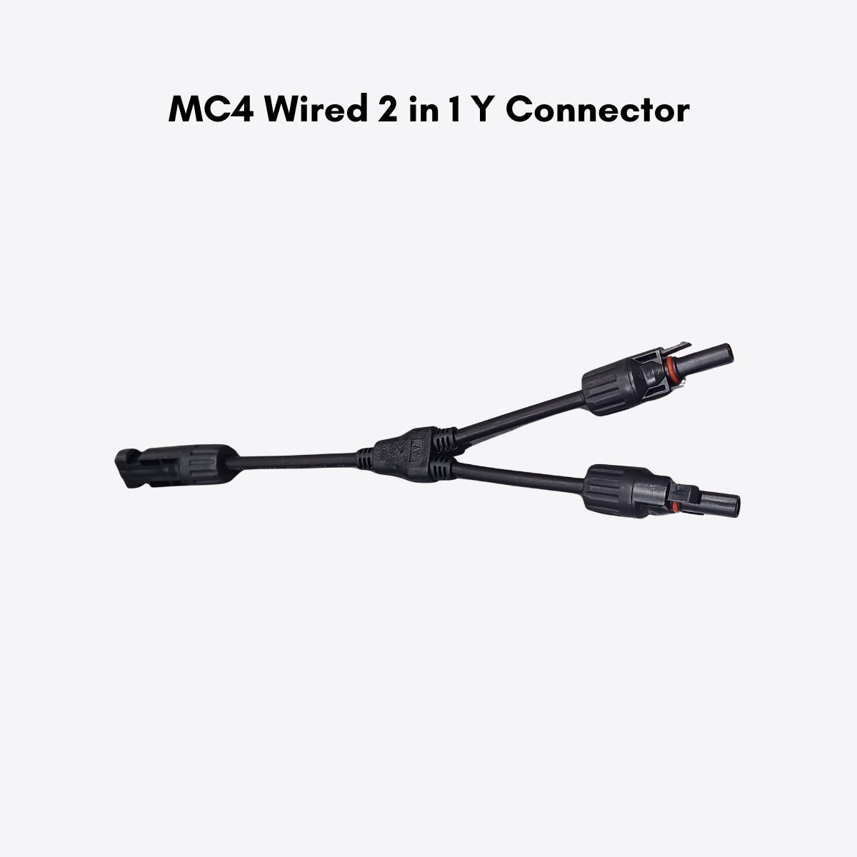 MC4 Connector Wired; 2 in1 Y; M-F Paired