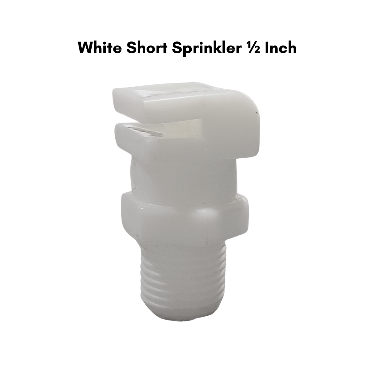 White Short Sprinkler