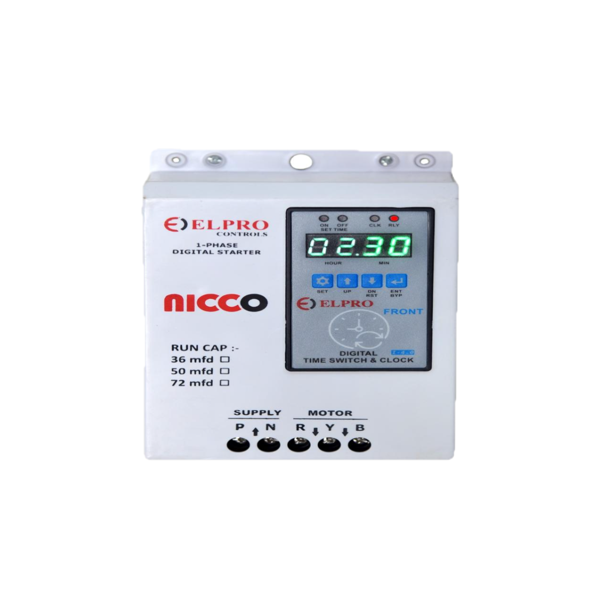 Automatic Solar Timer Controller 1 Phase Overload-Dryrun Protection 36MFD