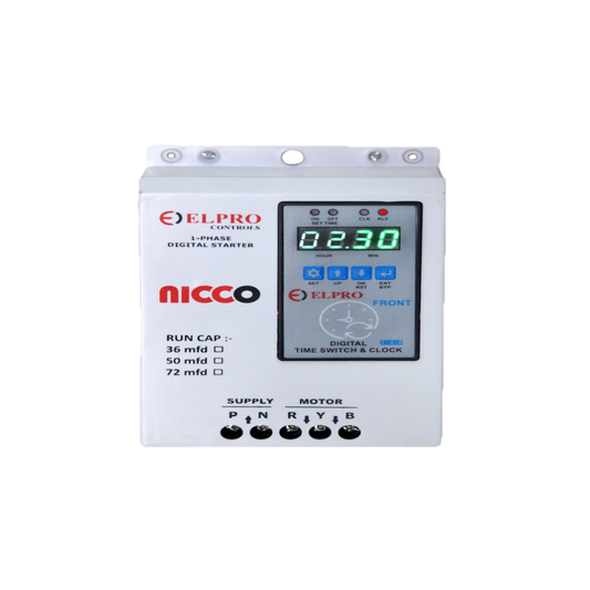 Automatic Solar Timer Controller 1 Phase Overload-Dryrun Protection 36MFD