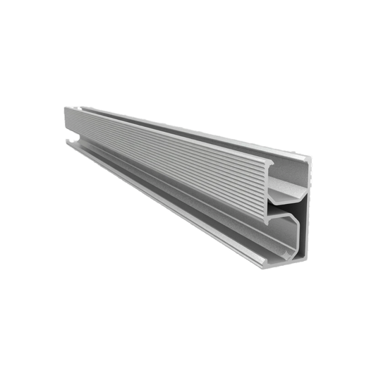 Aluminium D Rail-2.4 mtr