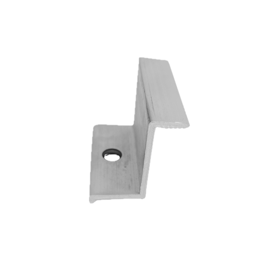 Aluminium End Clamp - Single Hole