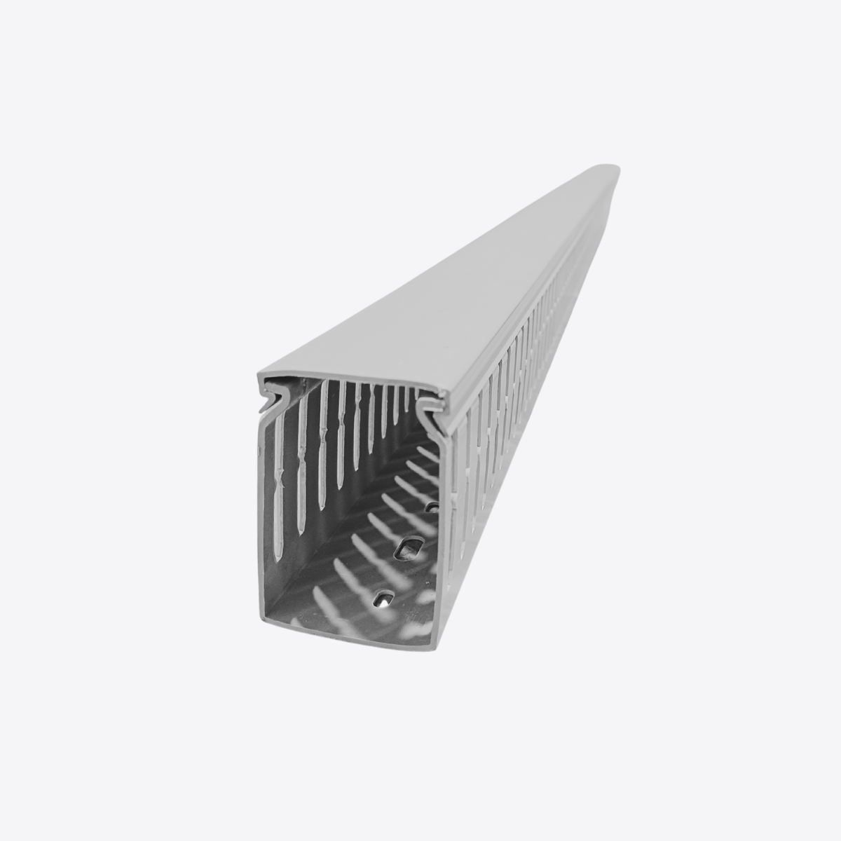 PVC Cable Tray 1 Meter long- Serrated