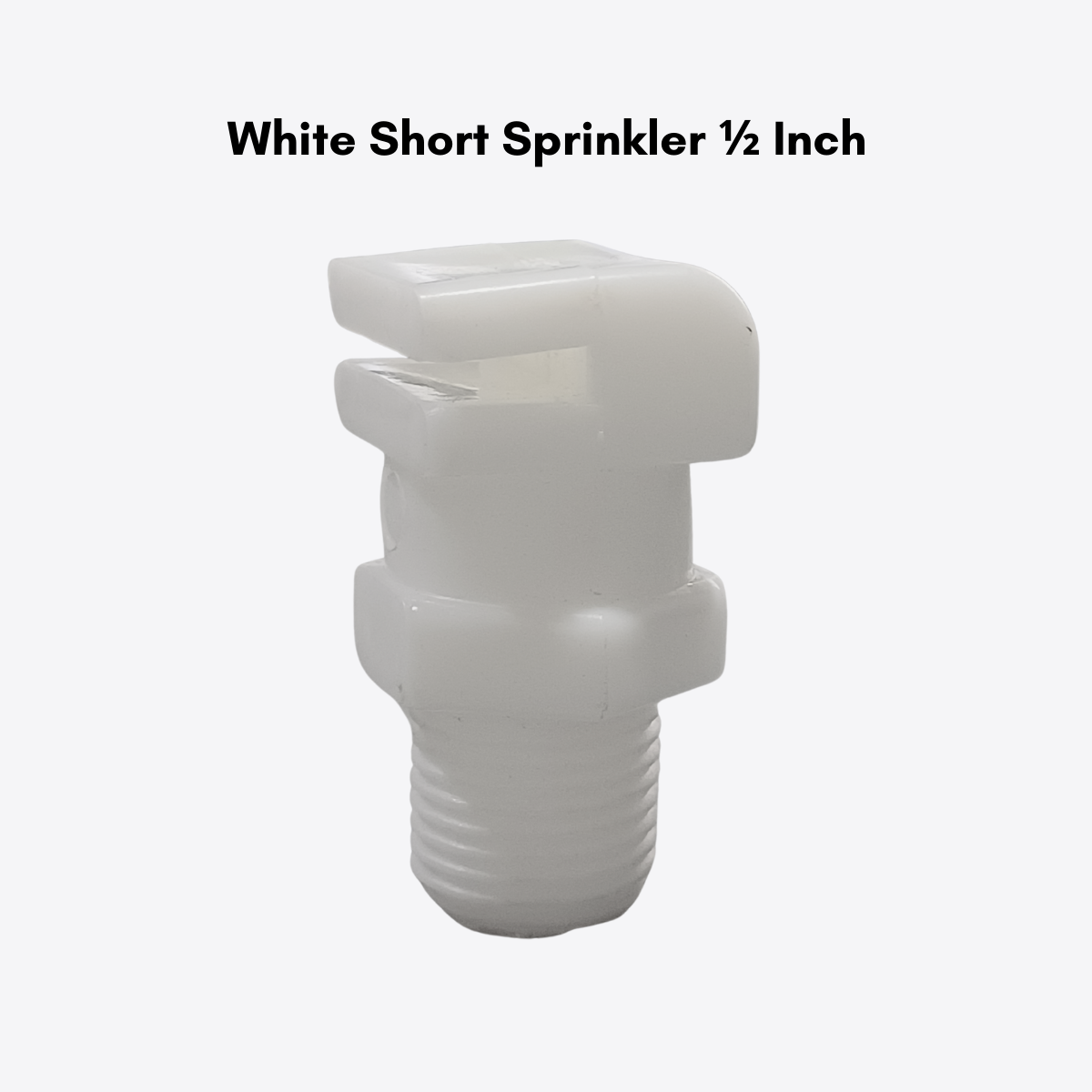 White Short Sprinkler for Solar Panel Cleaning