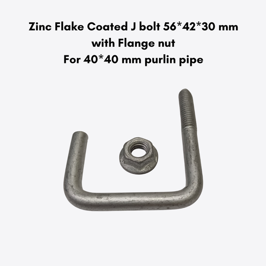 Zinc Flake Coated J Hook Thread 25mm