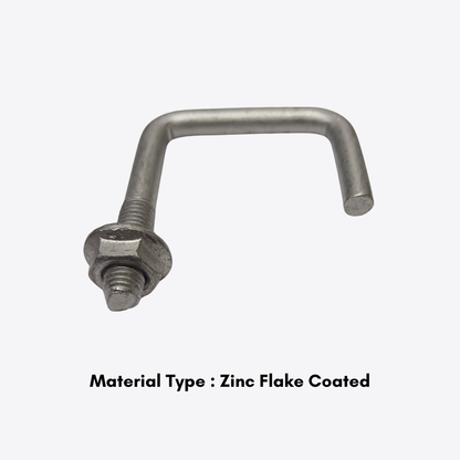 Zinc Flake Coated J Hook Thread 25mm