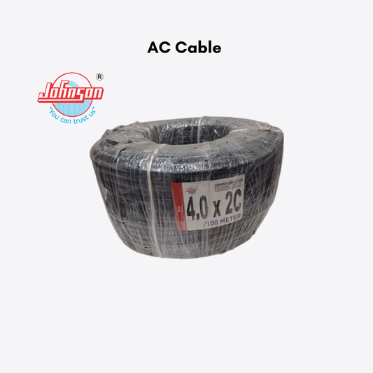 AC Cable Copper (1 coil- 100 mtr) (2 Core & 4 Core)