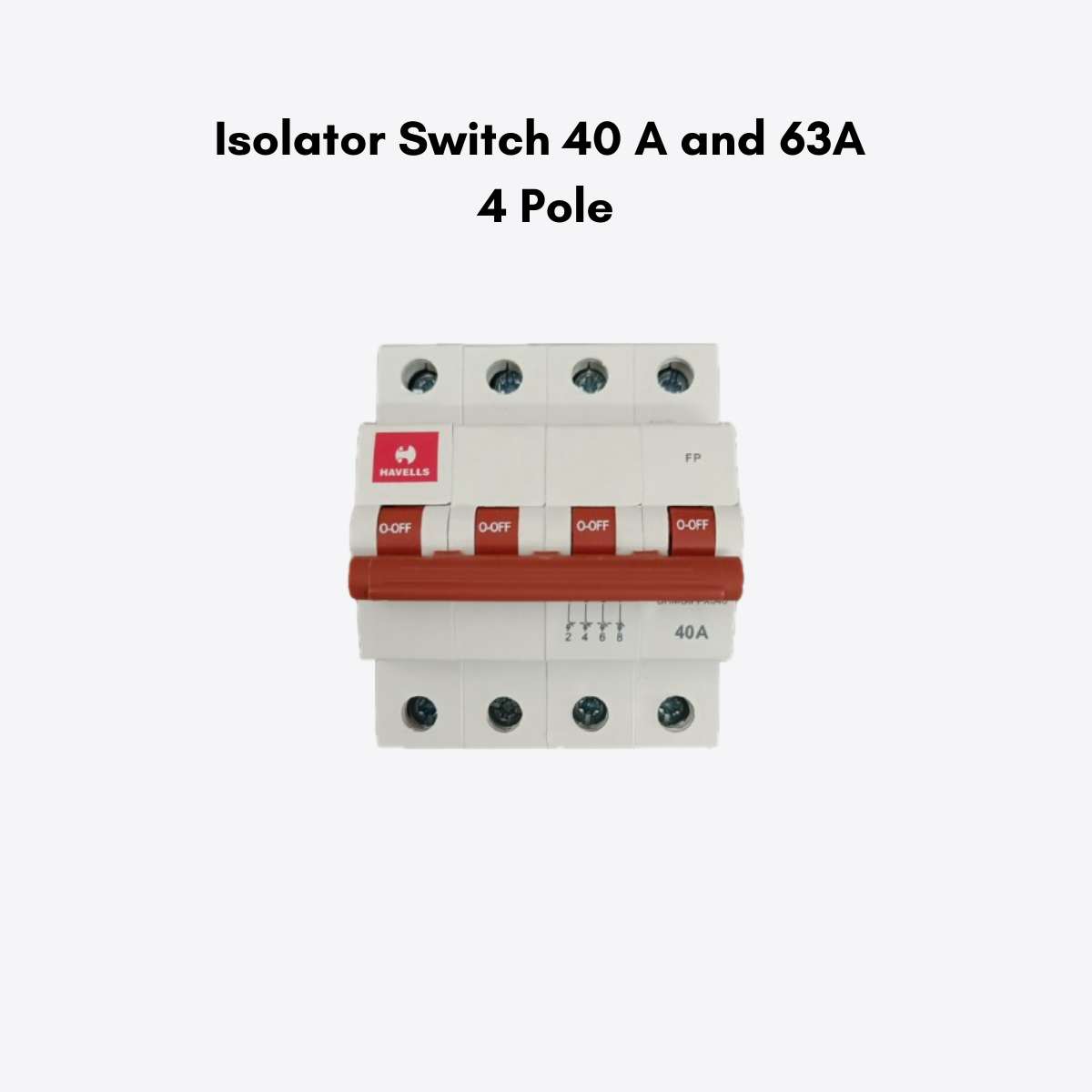 Havells Isolator Switch